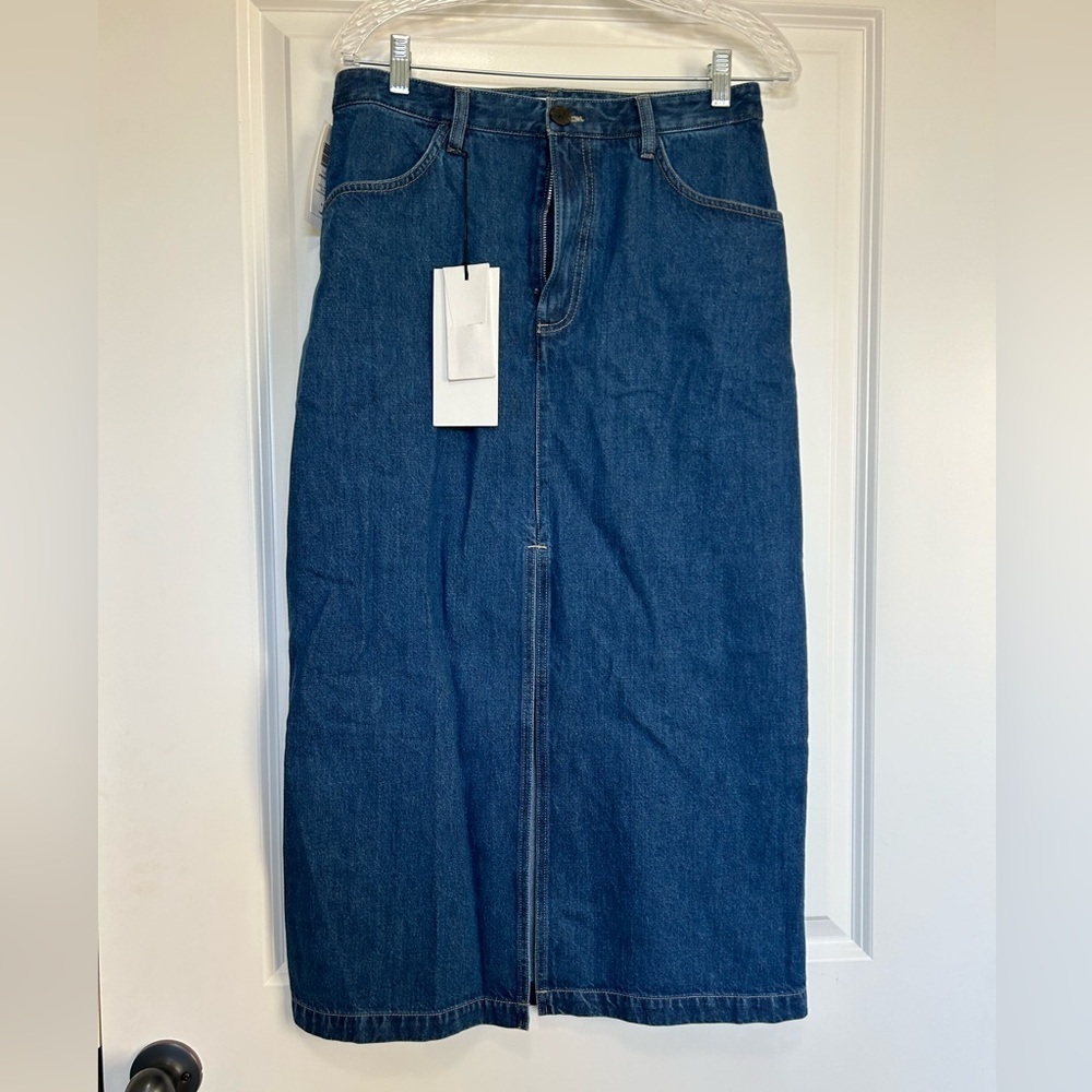 MIDI split skirt denim nwt.​​​